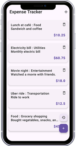 Simple Expense Tracker Preview